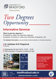 Bradford Seminer 2