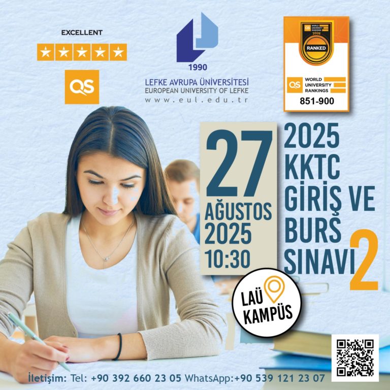 2025 KKTC Giriş ve Burs Sınavı Başvuru İçin